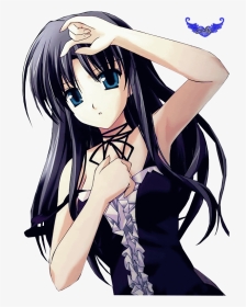 Black Hair And Purple Eyes, HD Png Download, Transparent PNG