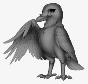 Furvilla-raven Corvid - Crows, HD Png Download, Transparent PNG