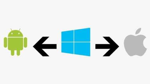 Windows Logo Png Android Ios Windows Phone Support - Android Vs Ios Table, Transparent Png, Transparent PNG