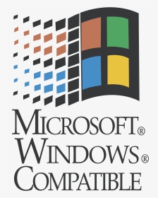 Microsoft Windows Compatible Logo Png Transparent - Windows 95 Start Icon, Png Download, Transparent PNG
