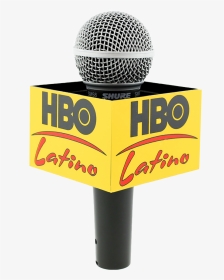 Hbo Latino Rectangle Mic Flag - Mic Flag News Microphone, HD Png Download, Transparent PNG