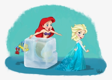 Ariel And Elsa - Fairly Odd Parents Pokemon, HD Png Download, Transparent PNG