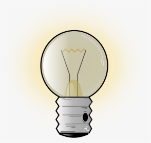 Clipart Lightbulb Gambar Lampu Bohlam Kartun Png Download - Light On Off Animation, Transparent Png, Transparent PNG