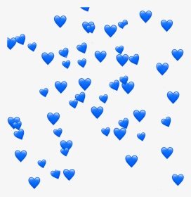 #heart #meme #coração #background #azul #blue - Heart Meme Transparent Background, HD Png Download, Transparent PNG