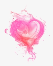 #smoke #pink #heart #hearts #love - Illustration, HD Png Download, Transparent PNG