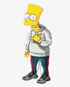 Bart Simpson Supreme Nike, HD Png Download, Transparent PNG