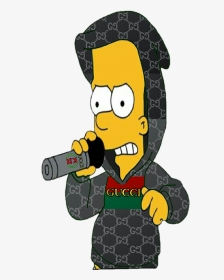 Bart Simpson Gucci Png, Transparent Png, Transparent PNG