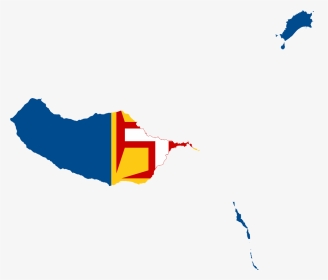 Map Of Madeira And Flag, HD Png Download, Transparent PNG