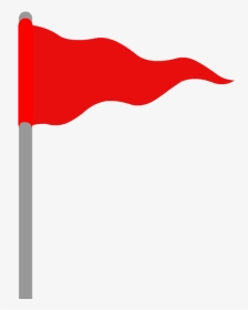 Red Flag - Red Flag Waving Gif, HD Png Download, Transparent PNG