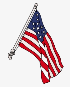 American Flag Gif Clipart Transparent, HD Png Download, Transparent PNG