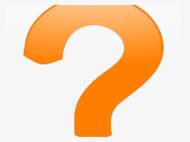 Orange Question Mark, HD Png Download, Transparent PNG