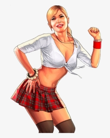 Sexy Girl Render By Ashish Kumar Pin Up Art, Iconic - Tracey De Santa, HD Png Download, Transparent PNG