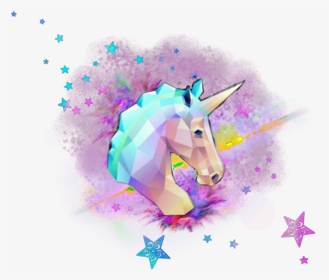#magical #unicorn #rainbow #unicornio #glitter #sparkle - Illustration, HD Png Download, Transparent PNG