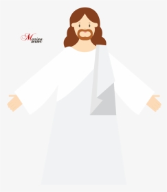 Cartoon Jesus Png - Illustration, Transparent Png, Transparent PNG