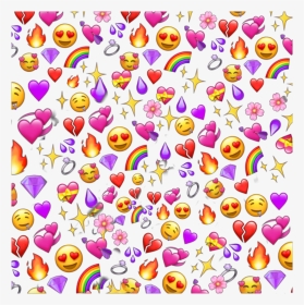 #emoji #background #emojibackground #hearts #heartsbackground - Emoji Background, HD Png Download, Transparent PNG