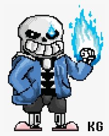 Pixel Art Undertale Sans , Transparent Cartoons - Sans The Skeleton Pixel,  HD Png Download , Transparent Png Image - PNGitem