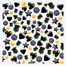 emoji #black #emojis #emojibackground #blackemoji - Emoji Background  Picsart Black, HD Png Download , Transparent Png Image - PNGitem