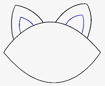 How To Draw Simple Cat - Line Art, HD Png Download, Transparent PNG