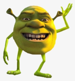 #sherk #monstersinc #memes #plantilla - Shrek Mike Wazowski Meme, HD Png Download, Transparent PNG