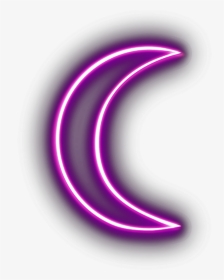 🌙 #moon #luna #purple #morado #blank #white #blanco - Graphic Design, HD Png Download, Transparent PNG