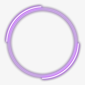 #ftestickers #circle #rings #neon #luminous #purple - Circle, HD Png Download, Transparent PNG