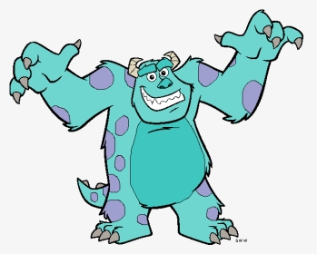 Logo Clipart Monsters Inc - Sully Monsters Inc Cartoon, HD Png Download, Transparent PNG