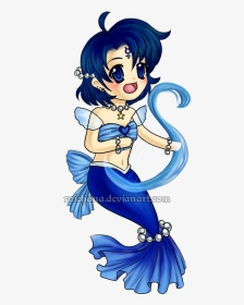 Sailor Mercury Mermaid, HD Png Download, Transparent PNG