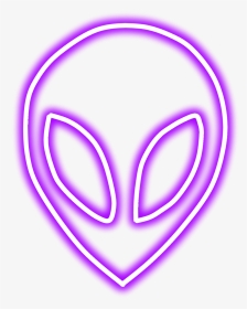 Alien Neon Png, Transparent Png, Transparent PNG