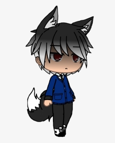 Gachalife Galaxy Wolf Anime Gacha Life Characters Wolf Hd Png Download Transparent Png Image Pngitem - anime wolf boy roblox