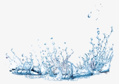 Blue Effect Element Water Splash Android Vsco - Water Splash Effect Png, Transparent Png, Transparent PNG