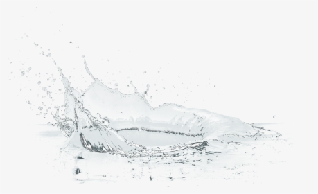 #water #splash #effects #effect - Sketch, HD Png Download, Transparent PNG