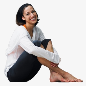 Person Sitting Down On The Floor, HD Png Download, Transparent PNG