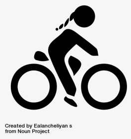 Transparent Bike Icon Png - Hybrid Bicycle, Png Download, Transparent PNG