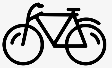 Clipart Bicycle Svg Free - Bicycle Simple Shape, HD Png Download, Transparent PNG