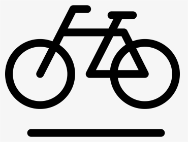 Bicycle - Simple Bike Shape, HD Png Download, Transparent PNG