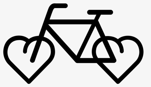 Bike Heart Iconartboard 1 - Cycle Track Sign Board, HD Png Download, Transparent PNG