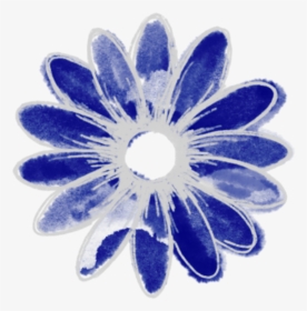 #ftesticker #flower #watercolor #blue #artistic - Hubcap, HD Png Download, Transparent PNG