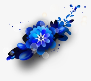 Transparent Transparent Background Blue Flower Png, Png Download, Transparent PNG