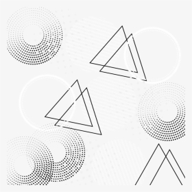 #cicles #white #dots #black #triangle #kpop - Circle, HD Png Download, Transparent PNG