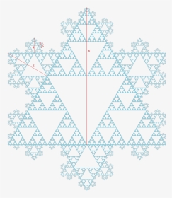 Sierpinski Triangle Koch Snowflake, HD Png Download, Transparent PNG