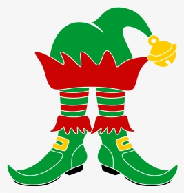 Elf Hat And Boot Clipart, HD Png Download, Transparent PNG
