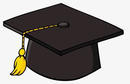 Graduation Hat Clipart Cartoon Glown - Graduation Cap Clipart, HD Png Download, Transparent PNG