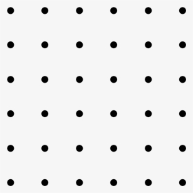 6 By 6 Dotted Grid, HD Png Download, Transparent PNG