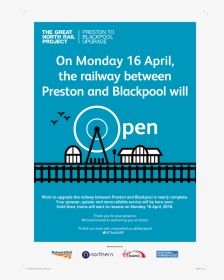 500808 Blackpoolre Opening Poster Monday 16 April - Poster, HD Png Download, Transparent PNG