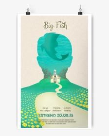 Big Fish By Lucía Hidalgo And Patri Saav - Poster Minimalist Movie Big Fish, HD Png Download, Transparent PNG