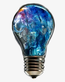 #lightbulb #lightbulbs #bulb #light #smoke #trippy - Incandescent Light Bulb, HD Png Download, Transparent PNG