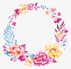 Freeuse Wedding Invitation Logo Flower - Clip Art Flower Frames, HD Png Download, Transparent PNG