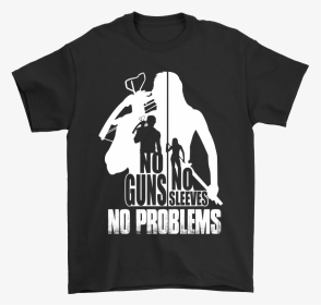 No Gun No Sleave No Problems The Walking Dead Shirts - Bernie Rainbow Unicorn Shirt, HD Png Download, Transparent PNG
