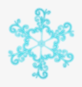 ❄ #snowflake #snowflakes #snow #neon #glow #light #neoneffect - Needlework, HD Png Download, Transparent PNG