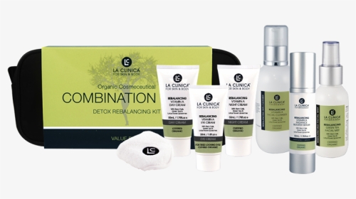4 La Clinica Combination Skin Detox Rebalancing Kit - Cosmetics, HD Png Download, Transparent PNG